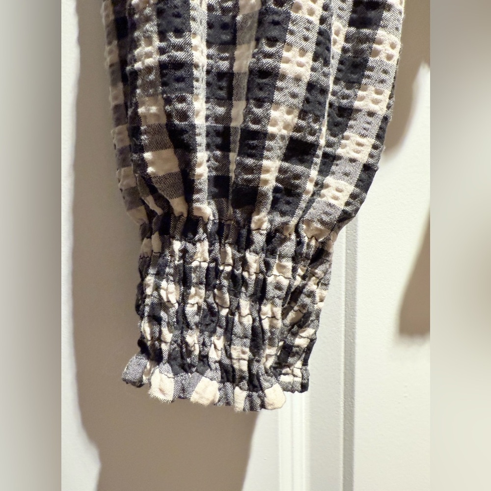Zara Gingham Top Size M - Picture 4 of 7